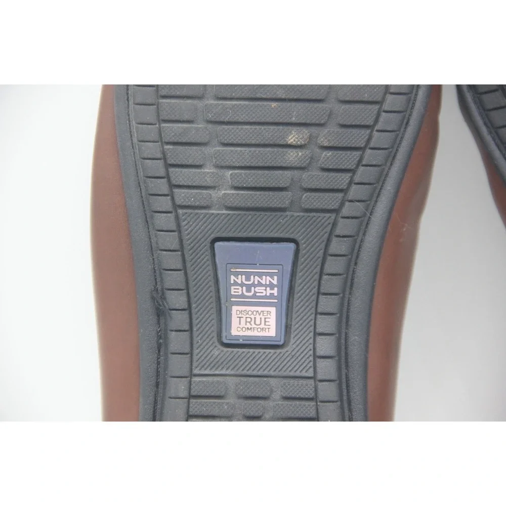 Nunn Bush Quail Valley Penny Dual Comfort Memory Foam Slip On Loafers 9.5M Brown